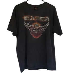 Harley Davidson Skull with Wings Mens Tee size Large from Fayetteville Cape Fear
